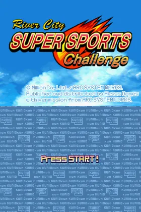 River City - Super Sports Challenge (USA) screen shot title